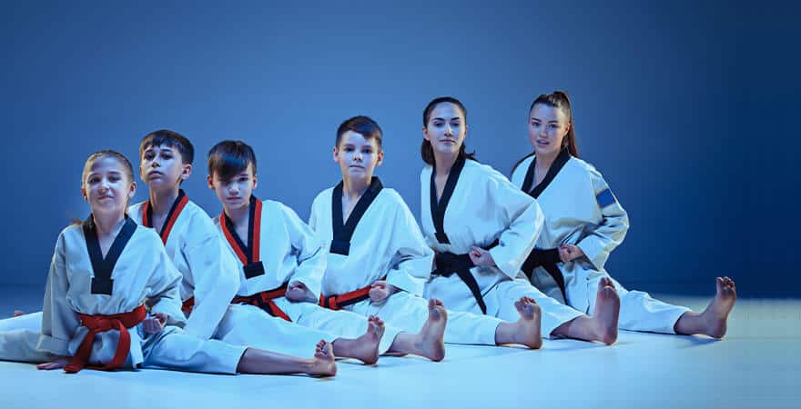 Martial Arts Lessons for Kids in Roy UT - Kids Group Splits