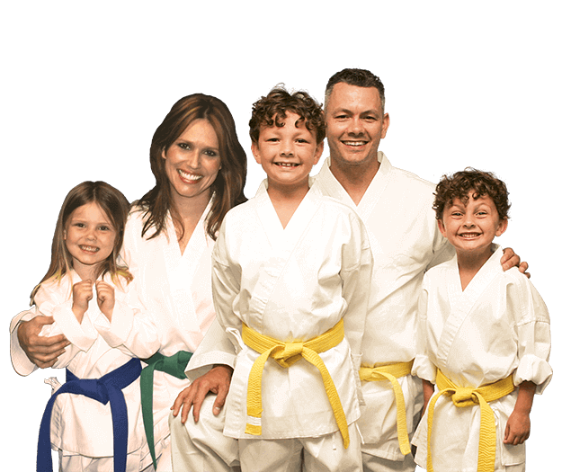 Martial Arts Lessons for Families in Roy UT - Group Family for Martial Arts Footer Banner
