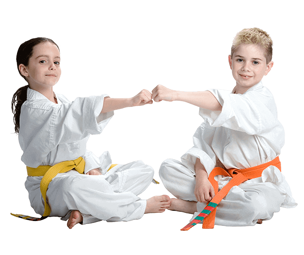 Martial Arts Lessons for Kids in Roy UT - Kids Greeting Happy Footer Banner