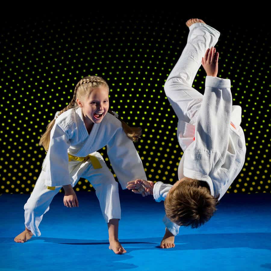 Martial Arts Lessons for Kids in Roy UT - Judo Toss Kids Girl