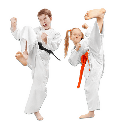 Martial Arts Lessons for Kids in Roy UT - Kicks High Kicking Together